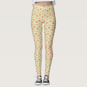 Legging Paraíso Tropical de Flores Selvagens