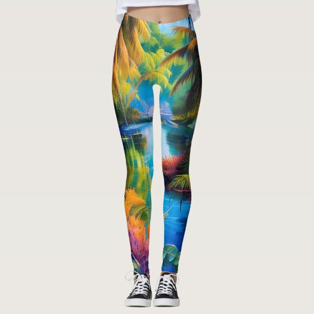 Legging Paraíso Tropical II (Frente)