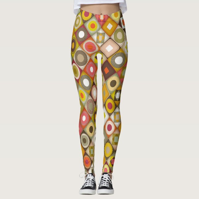 Legging parava retro diagonal (Frente)