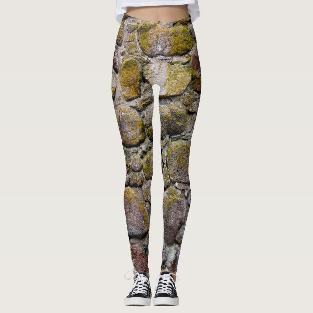 Legging Parede de pedra antiga (Frente)