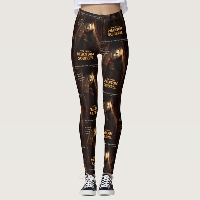 Legging Paródia de Esquilo Fantasma da Ópera (Frente)