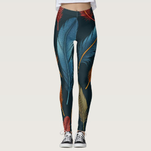 Legging Parrot Feather inspirou design