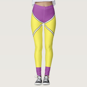 Legging Parte superior roxa