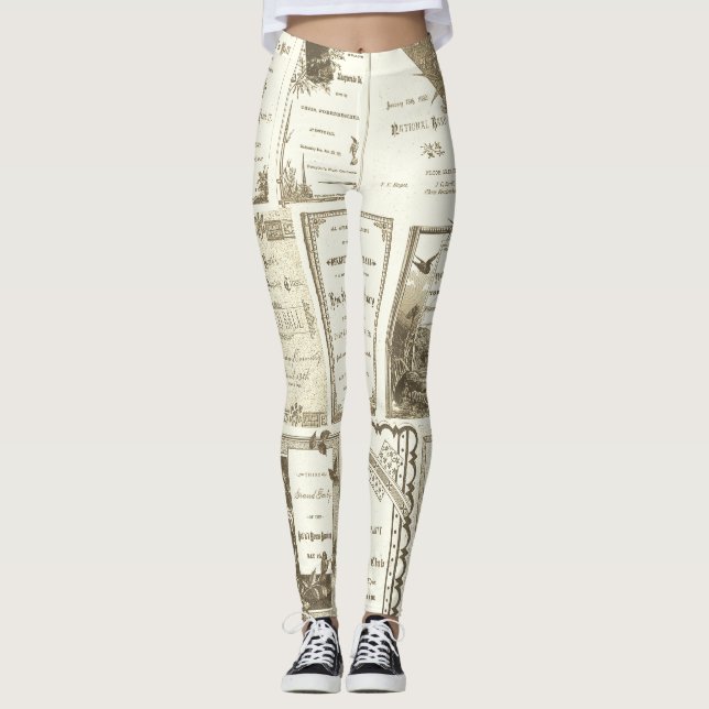 Legging Partido de Convites do Clube Sepia, em Illinois, 1 (Frente)