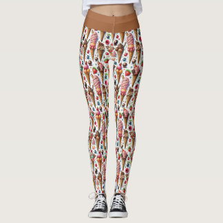 Legging Partido do Parlor de Gelado