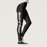 Legging Partido Padrão de Pontos Amarelos Dourados Pretos<br><div class="desc">Leggings de padrão de pontos amarelos Dourados pretos com pontos chic, amarelos e nome em branco. Usar a opção personalizar esta modelo para alterar o texto | Use a opção personalizar mais para alterar o estilo, o tamanho e a cor do texto, se necessário. Se você não precisa de texto,...</div>