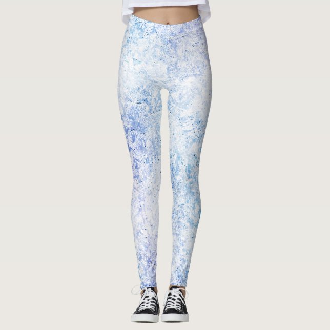 Legging pás de gelo azul (Frente)
