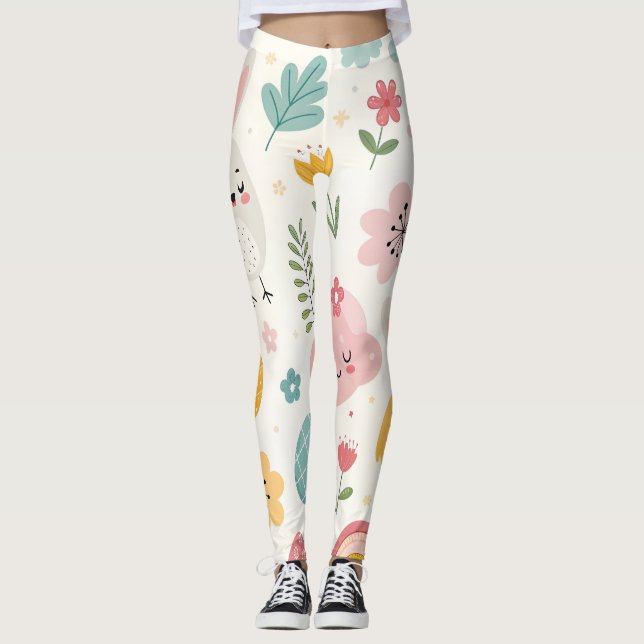 Legging Páscoa Bunny Pattern (Frente)