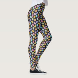 Legging PÁSCOA Coelhinho de Ovo Ioga Calça Meninas de Mulh
