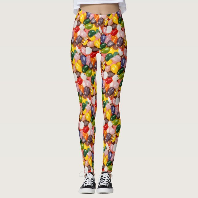 Legging Páscoa doce e legal, doce, doce, doce, doce, doce, (Frente)