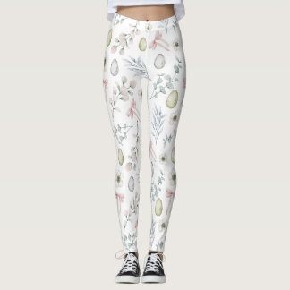 Legging Páscoa Floral Cuta Padrão