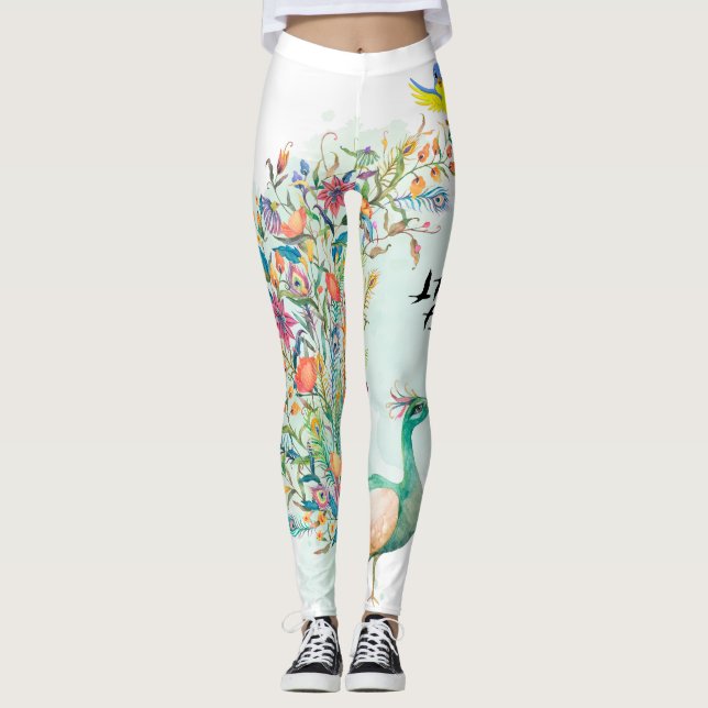 Legging pássaros bonitos (Frente)