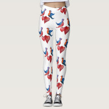 Pássaros De Amor, Pássaros De Cores Aquáticas Legg