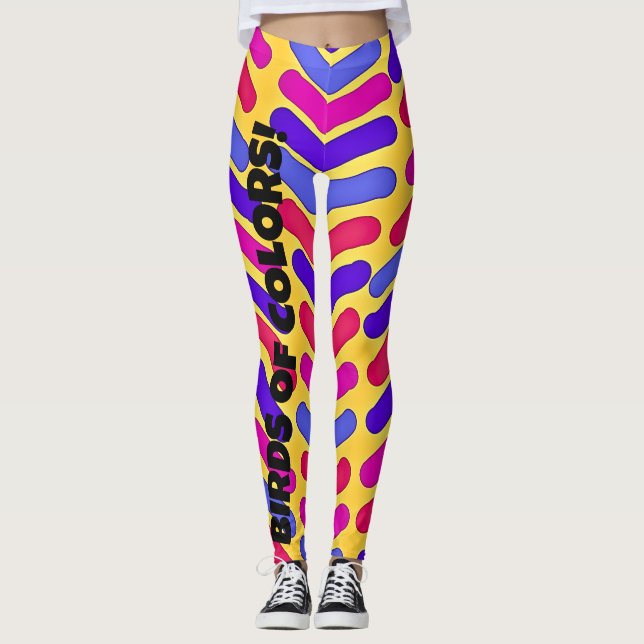 LEGGING PÁSSAROS DE CORES! (Frente)