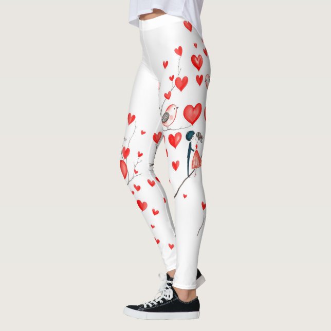 Legging Pássaros para o Dia dos Namorados (Esquerda)