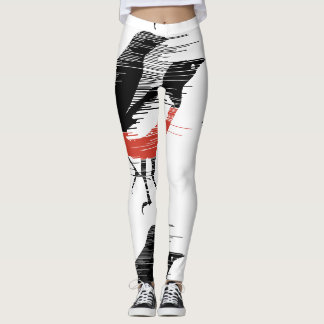 Legging Pássaros Pretos - Pássaros Breezy