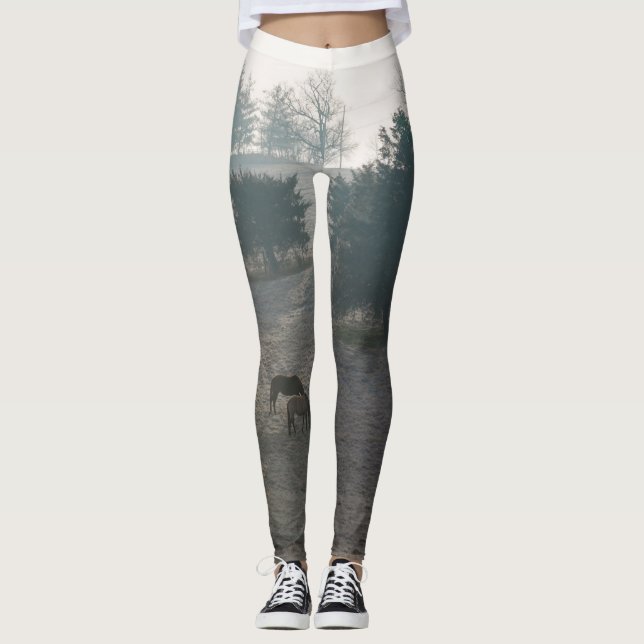Legging Pastagem nevoenta (Frente)