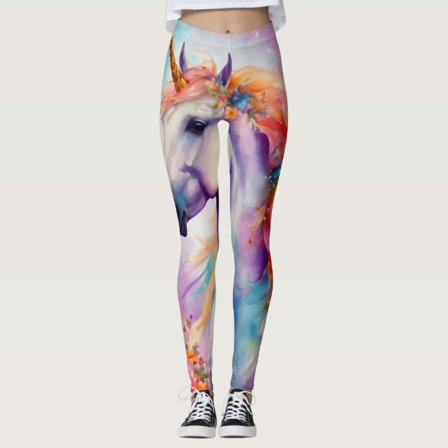 Legging Pastel Color Unicorn (Frente)