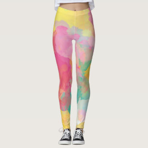 Legging Pastel de Aquarelas