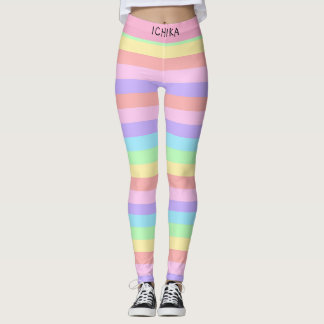 Legging Pastel De Coloração Amarrada Decora Kei