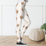 Legging Pastel Divertido Bonito, Galinha<br><div class="desc">Leggings adoravam o padrão de frango.</div>