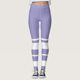 Legging Pastel Pálido Lavanda Roxo Arte