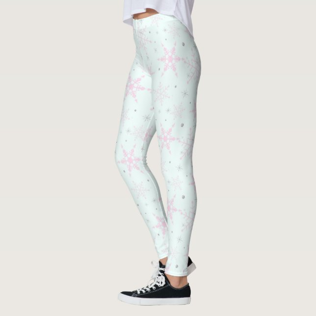 Legging Pastel Snowflakes (Esquerda)