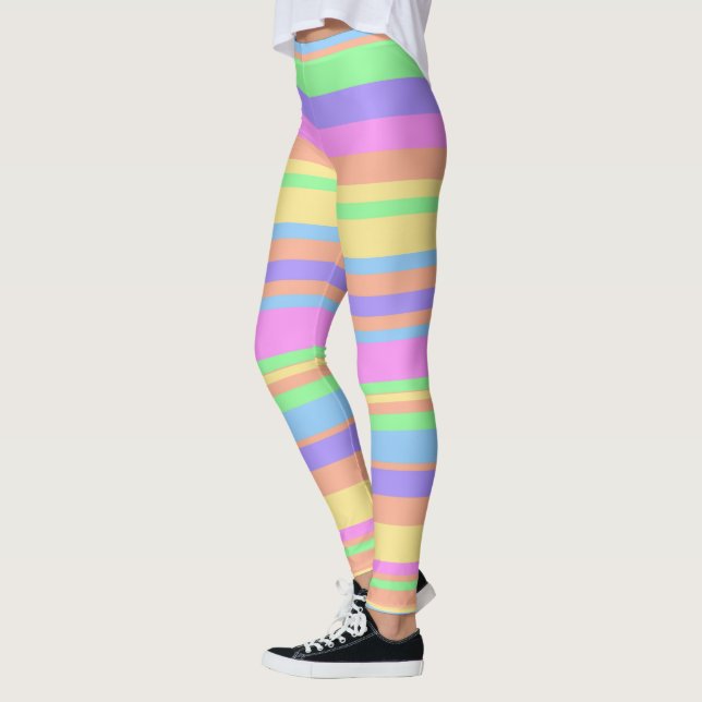 Legging Pastel Stripes (Esquerda)