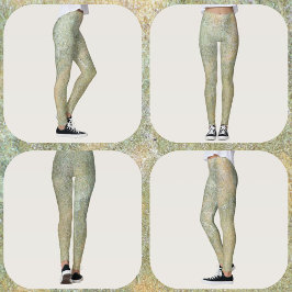 Legging Pastel Verde Bege Creme Arenito Natural