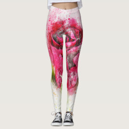 Legging Pastel Watercolor Floral