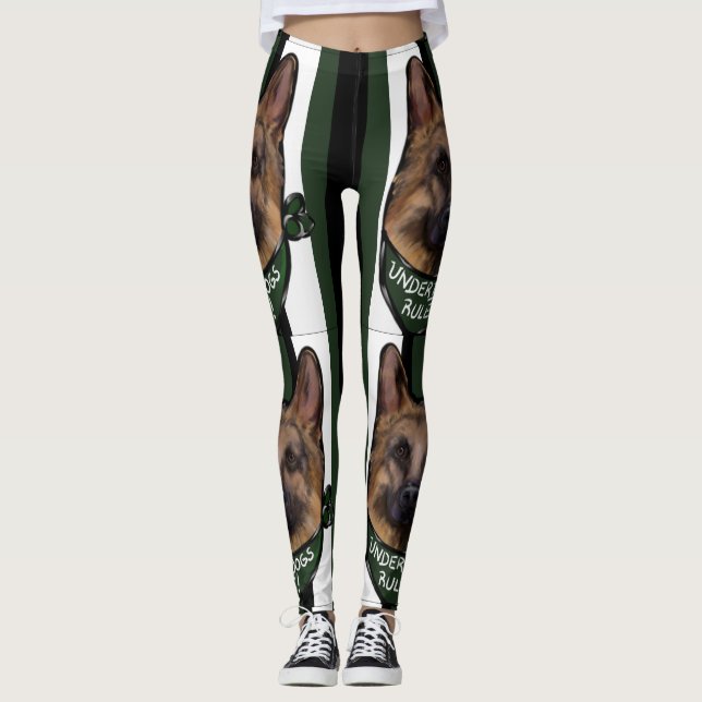 Legging Pastor Alemão Underdog (Frente)