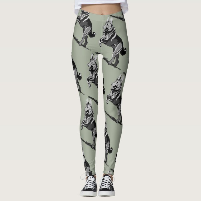 Legging Pastores Alemães (Frente)
