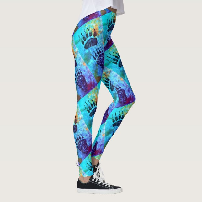Legging Patas de urso no azul 2,0 - caneleiras (Direita)