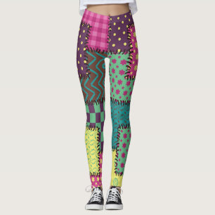 Legging Patchwork (Correção): plano de fundo de Padrões di