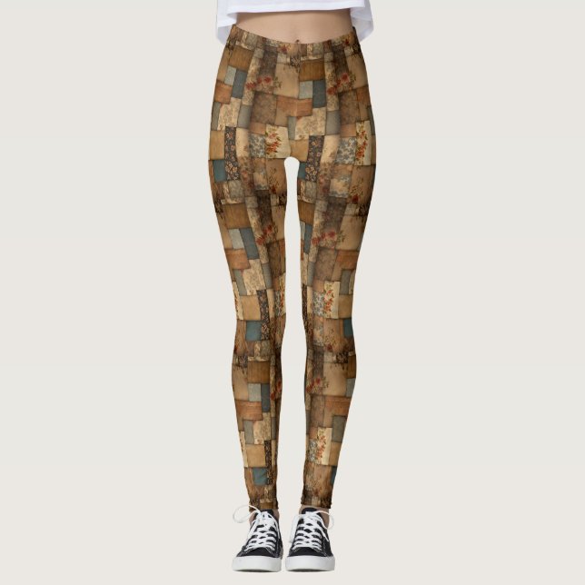 Legging Patchwork Crazy Quilt (Frente)