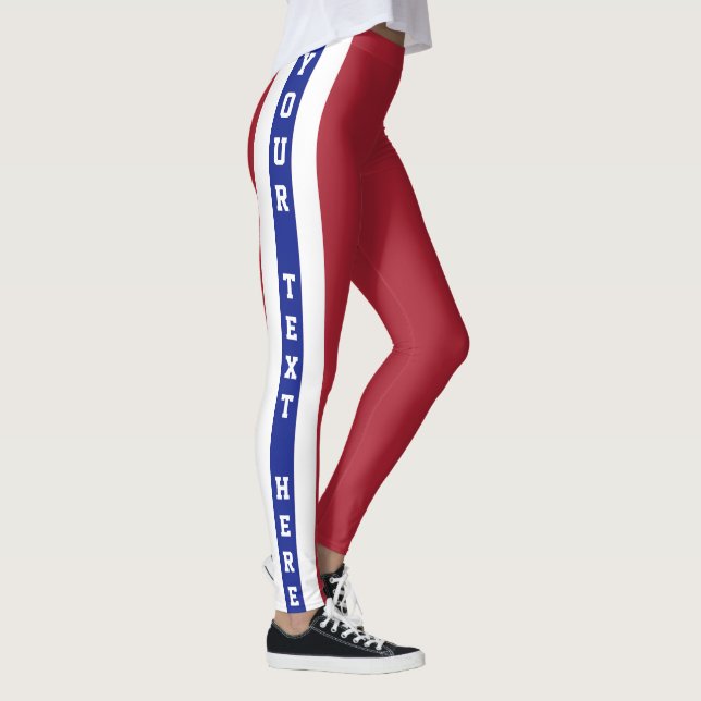 Legging Patrimônio Azul Branco Red Flag Americano (Direita)