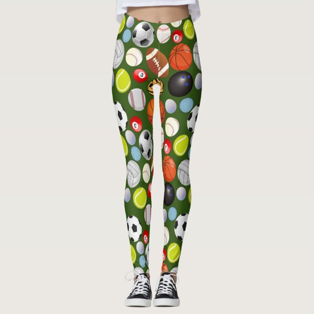 Legging Patterno de esportes DGreen BG (Frente)