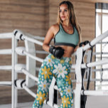Legging Patterno Floral de Wacky Daisy Garden | Leguminosa<br><div class="desc">Patterno Floral de Wacky Daisy Garden | Leggings - Obtenha ranhura com nosso excelente de Leggings de Coleção de Flores para vestir,  trabalhar ou simplesmente sair.</div>