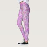 Legging Patterno Geométrico Abstrato cor-de-rosa<br><div class="desc">Pinta rosa e formas geométricas.</div>