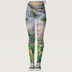 Legging Paul Cezanne - Mont Sainte-Victoire e pinheiro Gra
