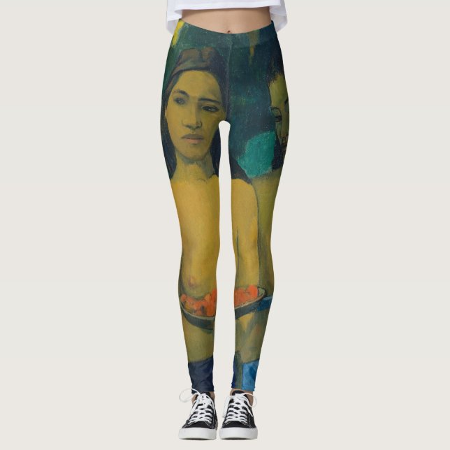 Legging Paul Gauguin - Duas Mulheres Tahitianas (Frente)