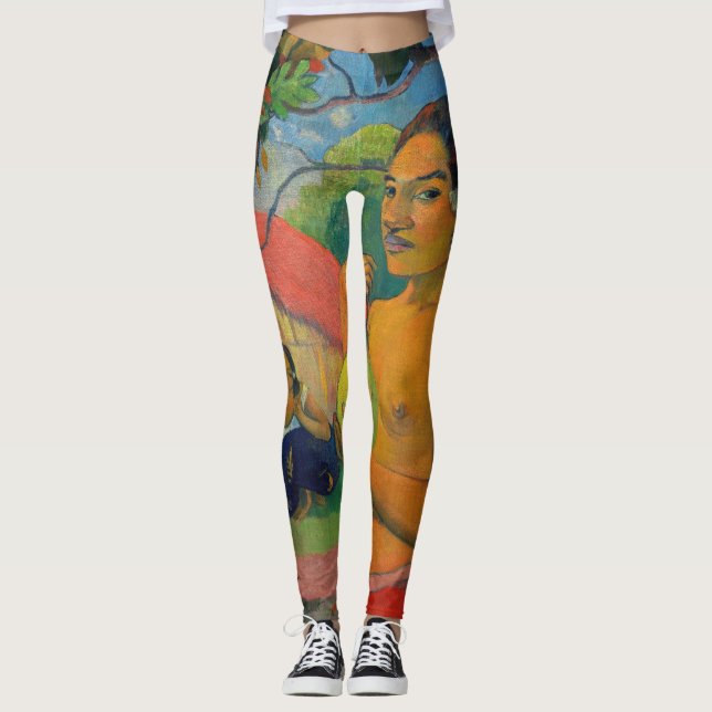 Legging Paul Gauguin - Mulher segurando uma Fruta (Frente)