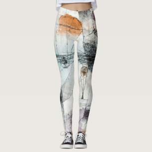 Legging Paul Klee Plantas Terra & Reino do Ar: Bauhaus