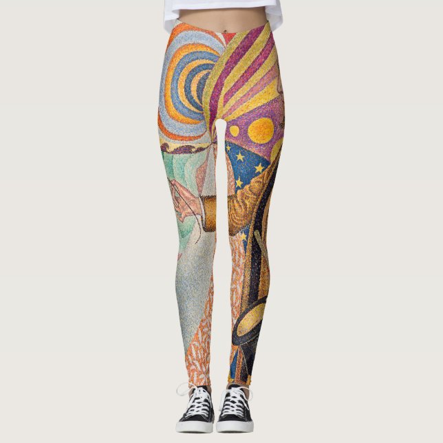 Legging Paul Signac - Retrato de M Felix Feneon, Opus 217 (Frente)