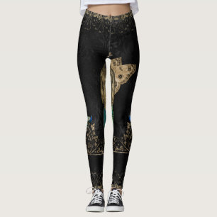 Legging Pavão de galinha