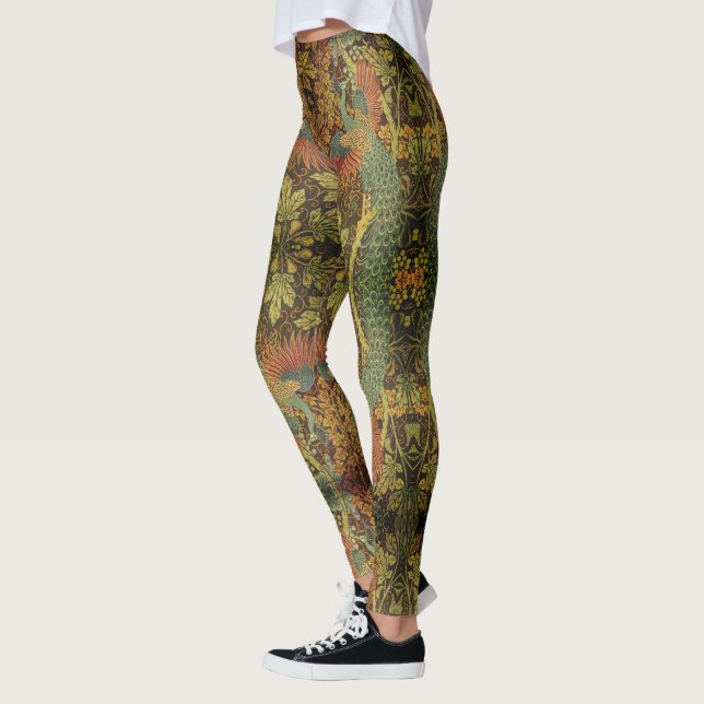 Legging Pavão e geleia floral vitoriana (Esquerda)