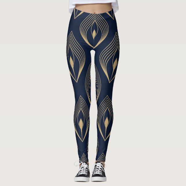 Legging Pavão: Paisley Floral (Frente)
