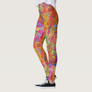Legging Paz, amor e felicidade