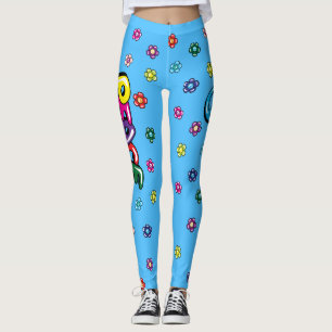 Legging Paz & caneleiras das flores