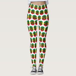 Legging PEACE and LOVE, estilo reggag